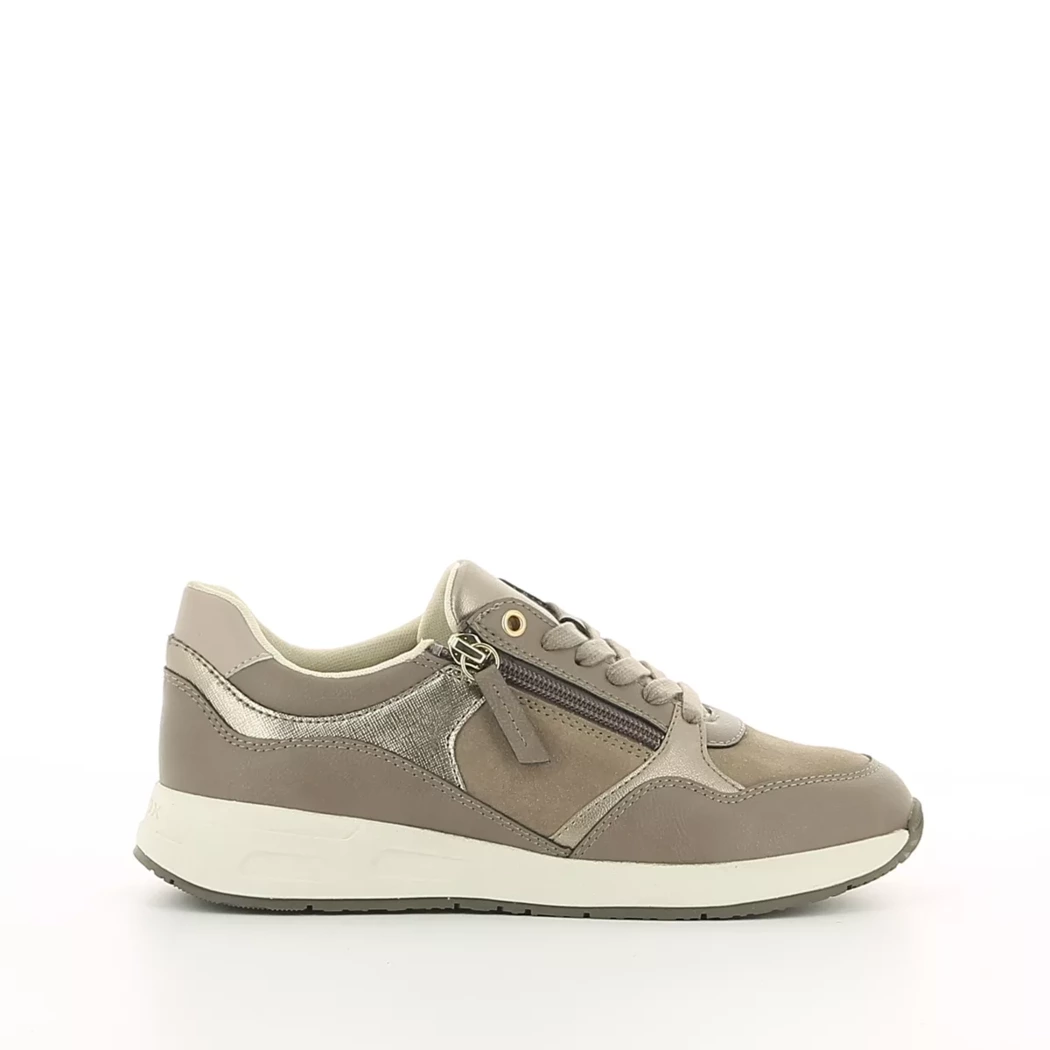 Image (2) de la chaussures Geox - Baskets Taupe en Multi-Matières