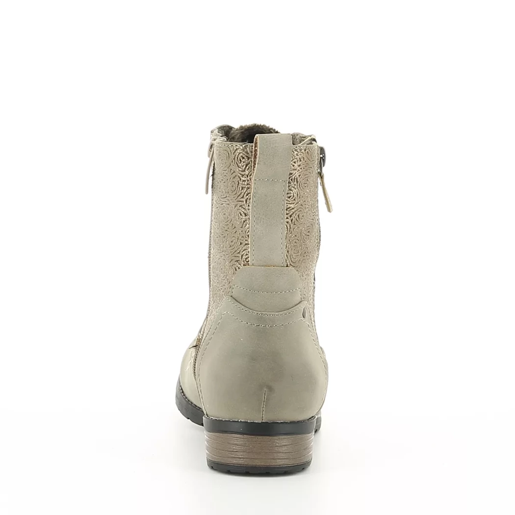Image (3) de la chaussures Smart Standard - Bottines Gris en Cuir synthétique Image (3) de la chaussures Smart Standard - Bottines Gris en Cuir synthétique