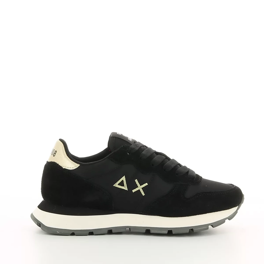 Image (2) de la chaussures Sun68 - Baskets Noir en Cuir nubuck