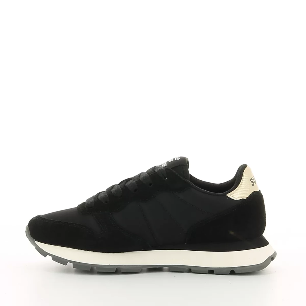 Image (4) de la chaussures Sun68 - Baskets Noir en Cuir nubuck