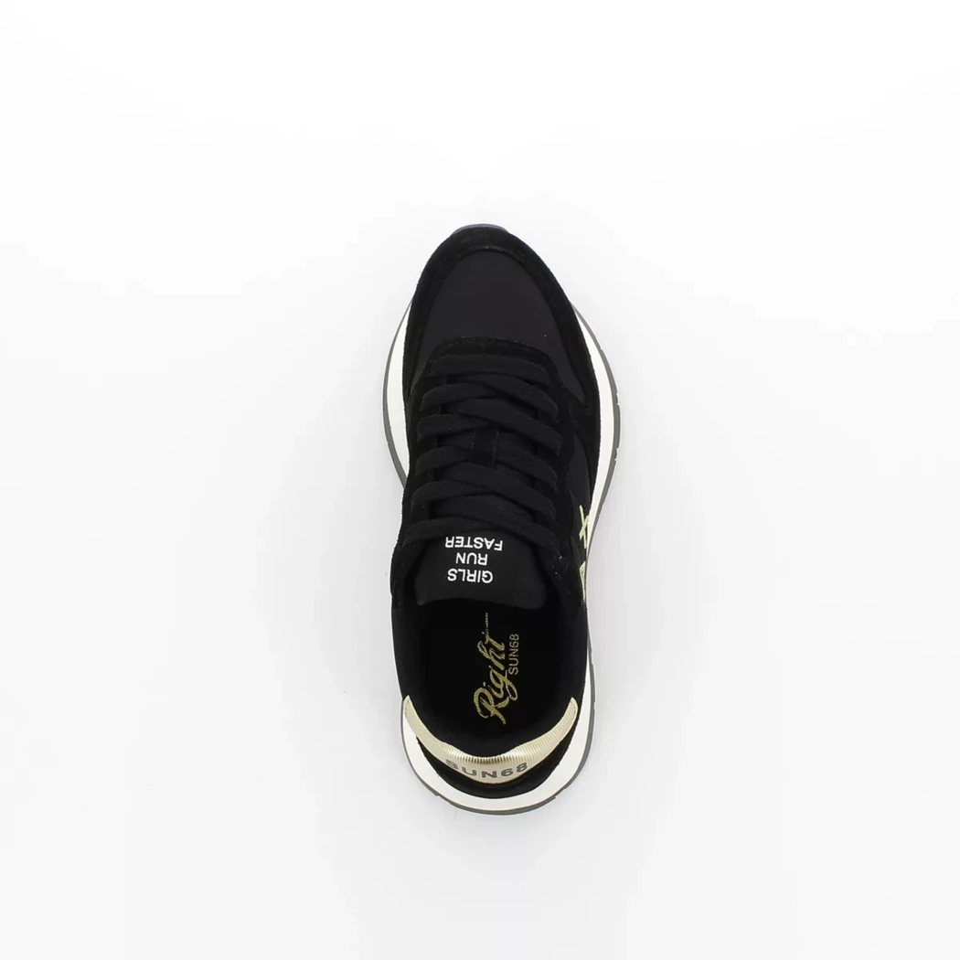 Image (6) de la chaussures Sun68 - Baskets Noir en Cuir nubuck