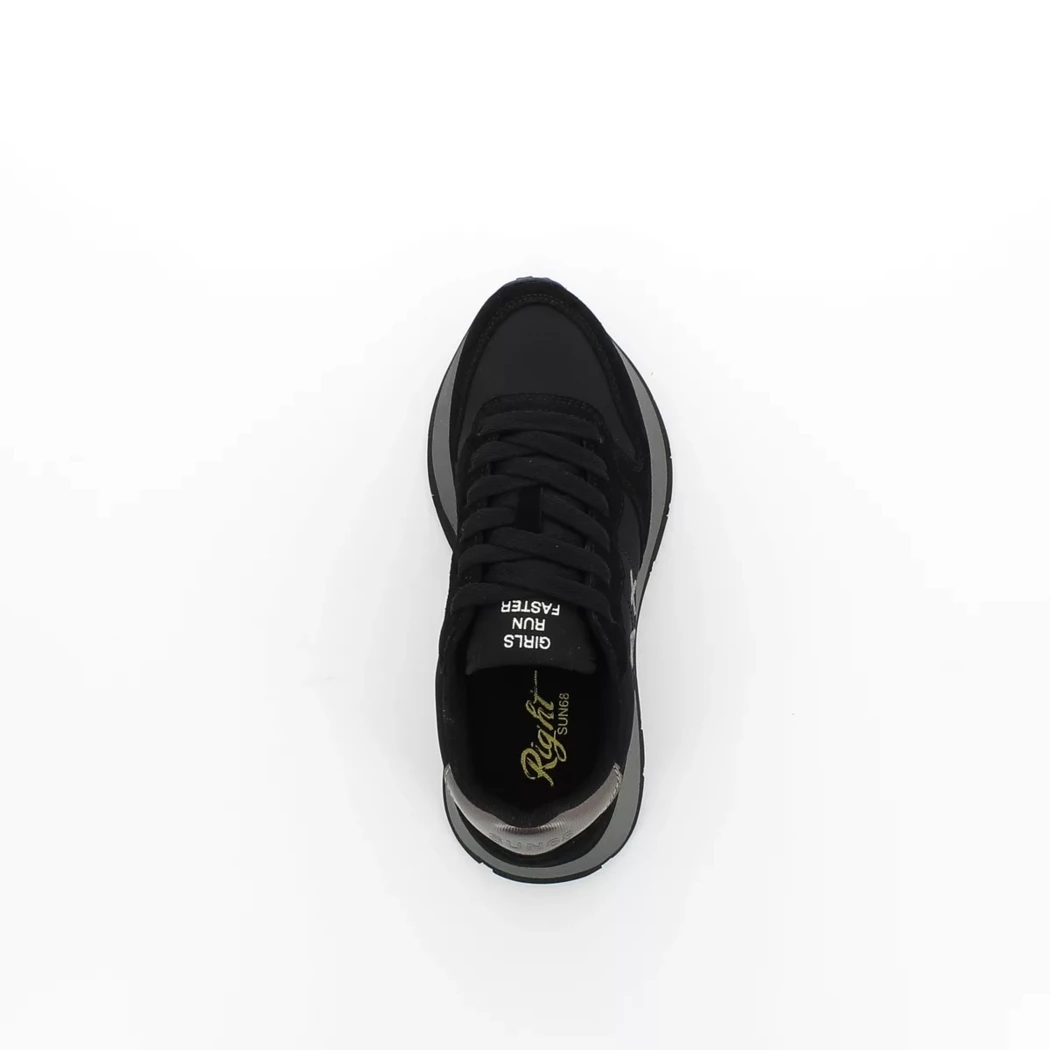 Image (6) de la chaussures Sun68 - Baskets Noir en Cuir nubuck