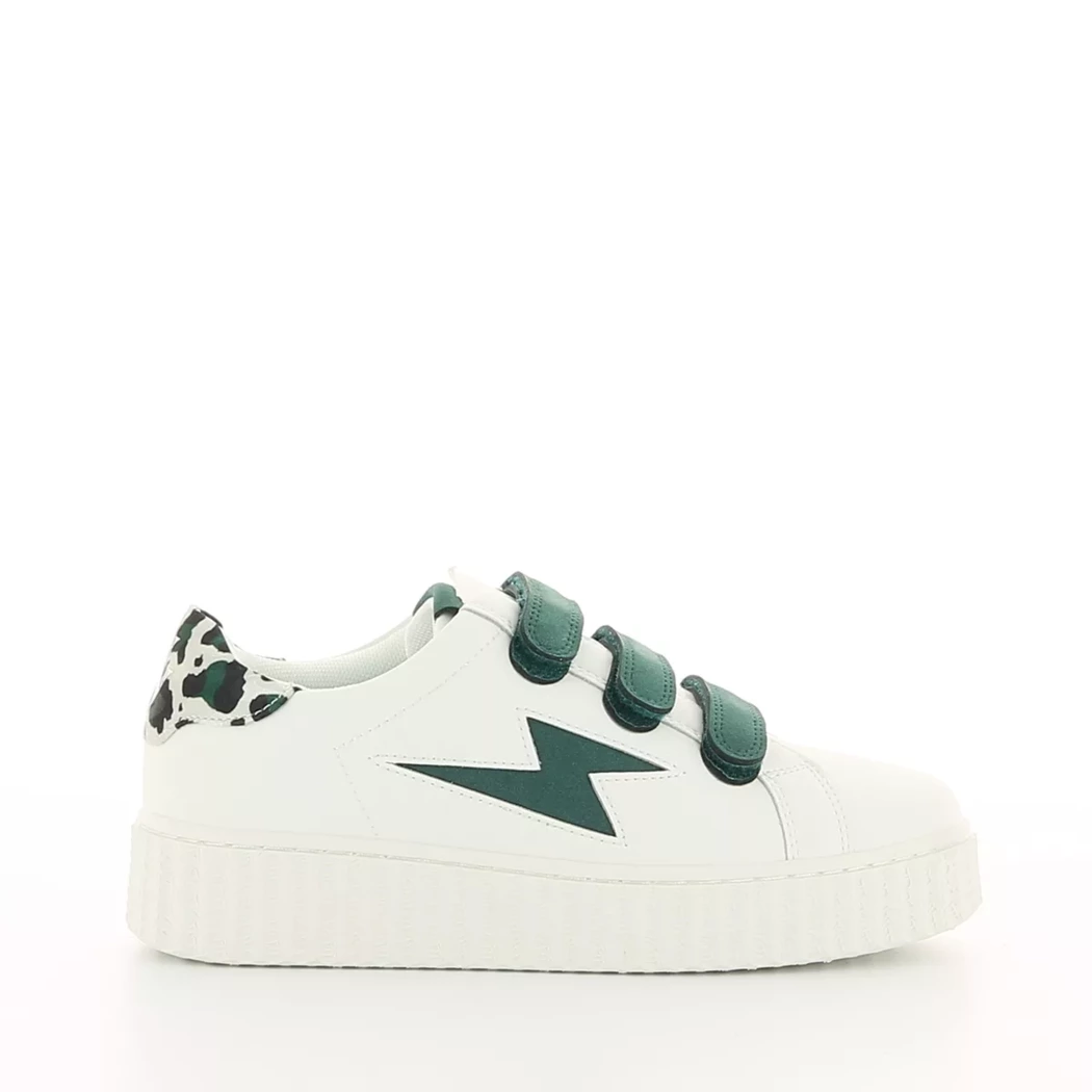 Image (2) de la chaussures Vanessa Wu - Baskets Blanc en Cuir synthétique