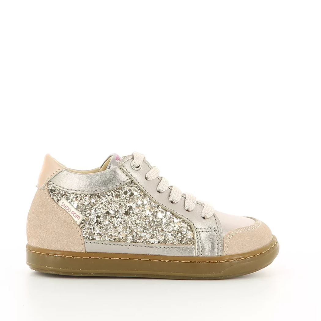 Image (2) de la chaussures Shoo pom - Bottines Rose en Multi-Matières
