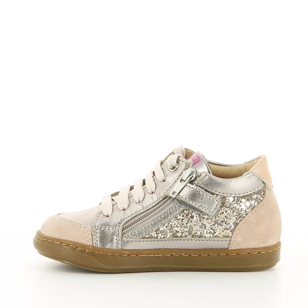 Image (4) de la chaussures Shoo pom - Bottines Rose en Multi-Matières
