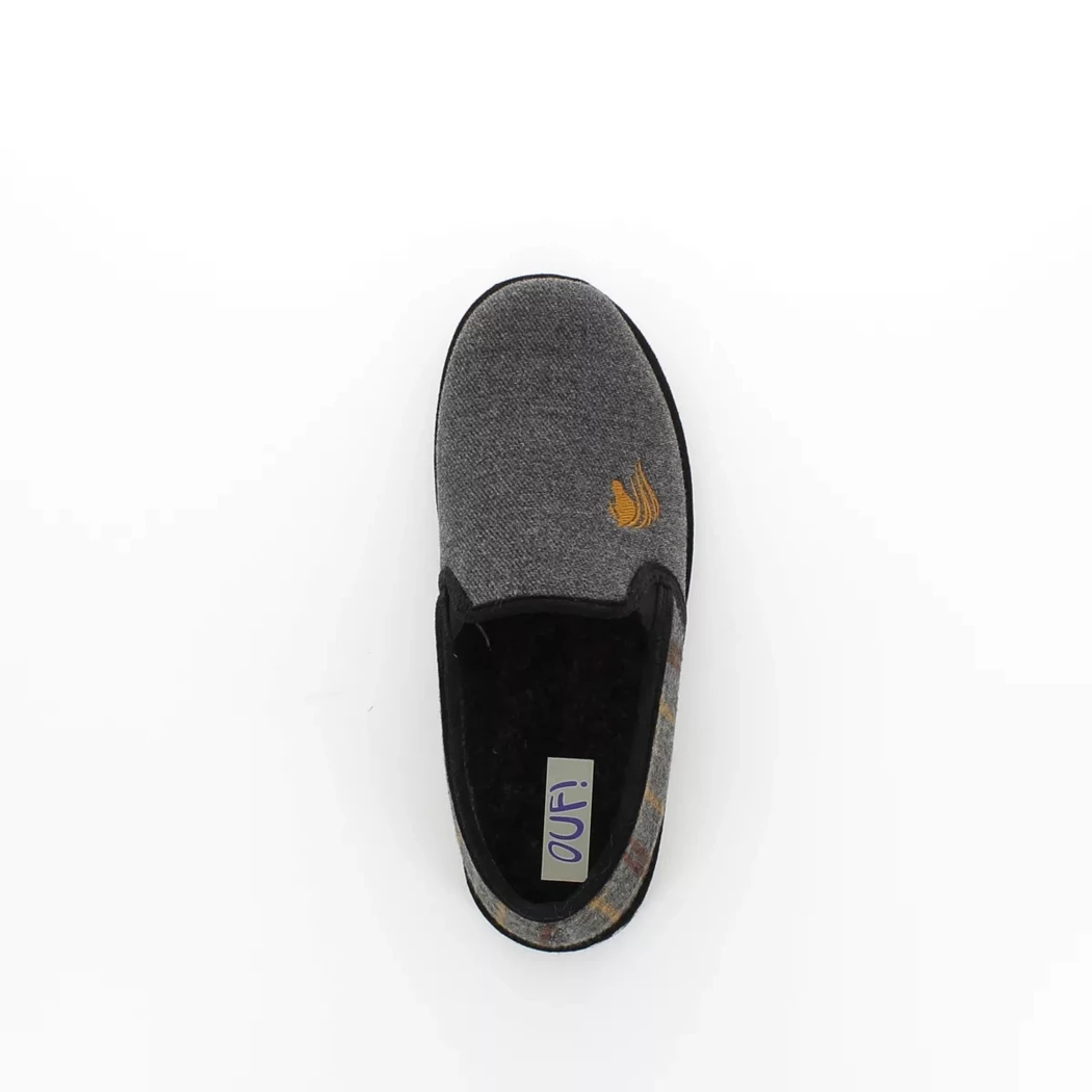 Image (6) de la chaussures OUF!... - Pantoufles et Chaussons Gris en Textile