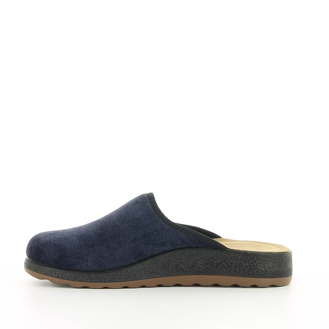 Image (4) de la chaussures Fly Flot - Pantoufles et Chaussons Bleu en Cuir nubuck