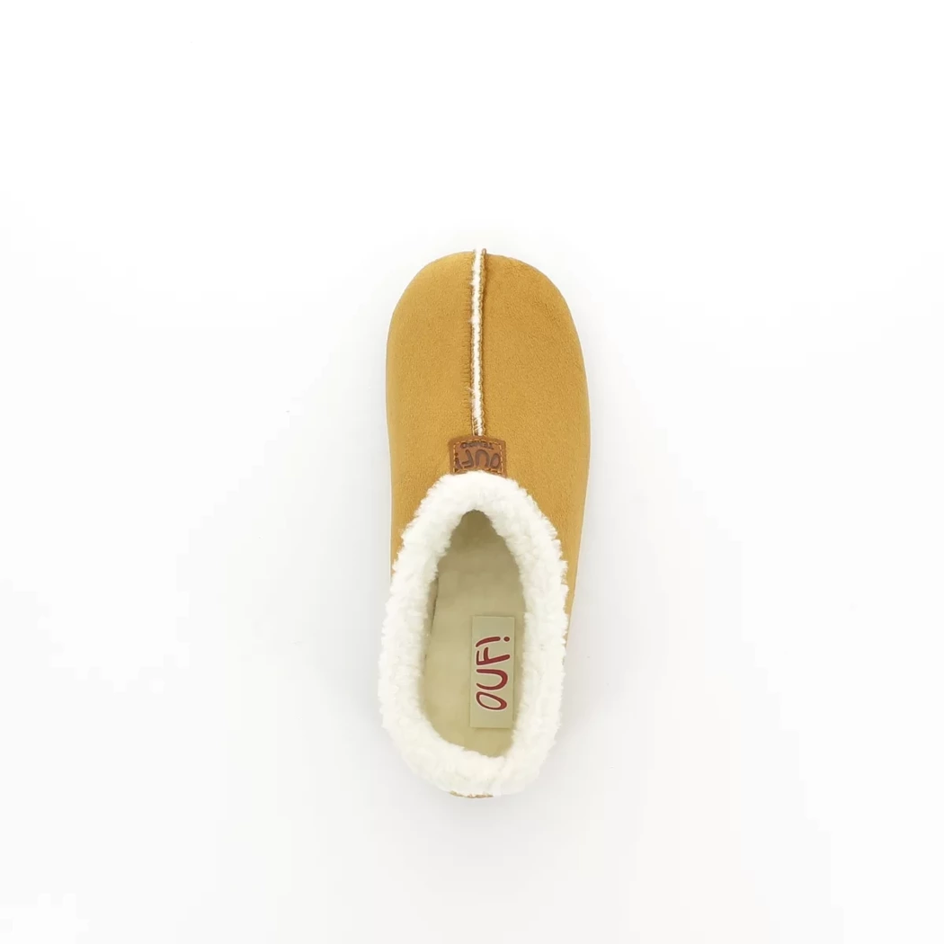 Image (6) de la chaussures OUF!... - Pantoufles et Chaussons Cuir naturel / Cognac en Textile