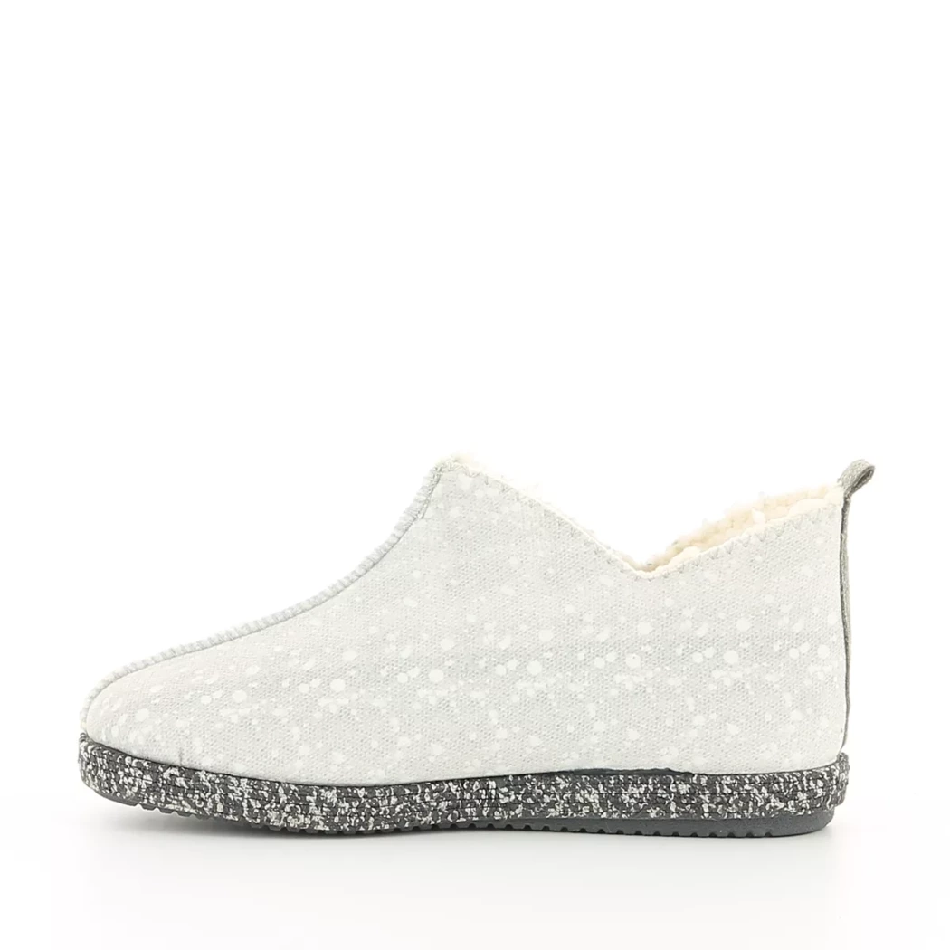 Image (4) de la chaussures OUF!... - Pantoufles et Chaussons Gris en Textile