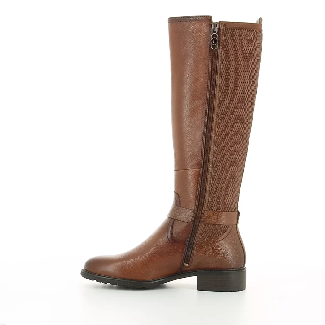 Image (4) de la chaussures Tamaris - Bottes Cuir naturel / Cognac en Cuir et textile