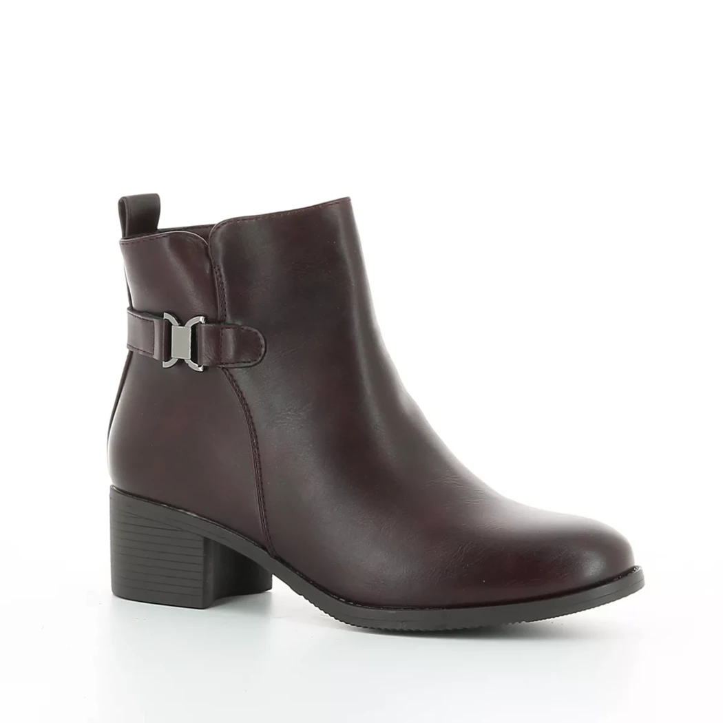 Image (1) de la chaussures Smart Standard - Boots Bordeaux en Cuir synthétique Image (1) de la chaussures Smart Standard - Boots Bordeaux en Cuir synthétique