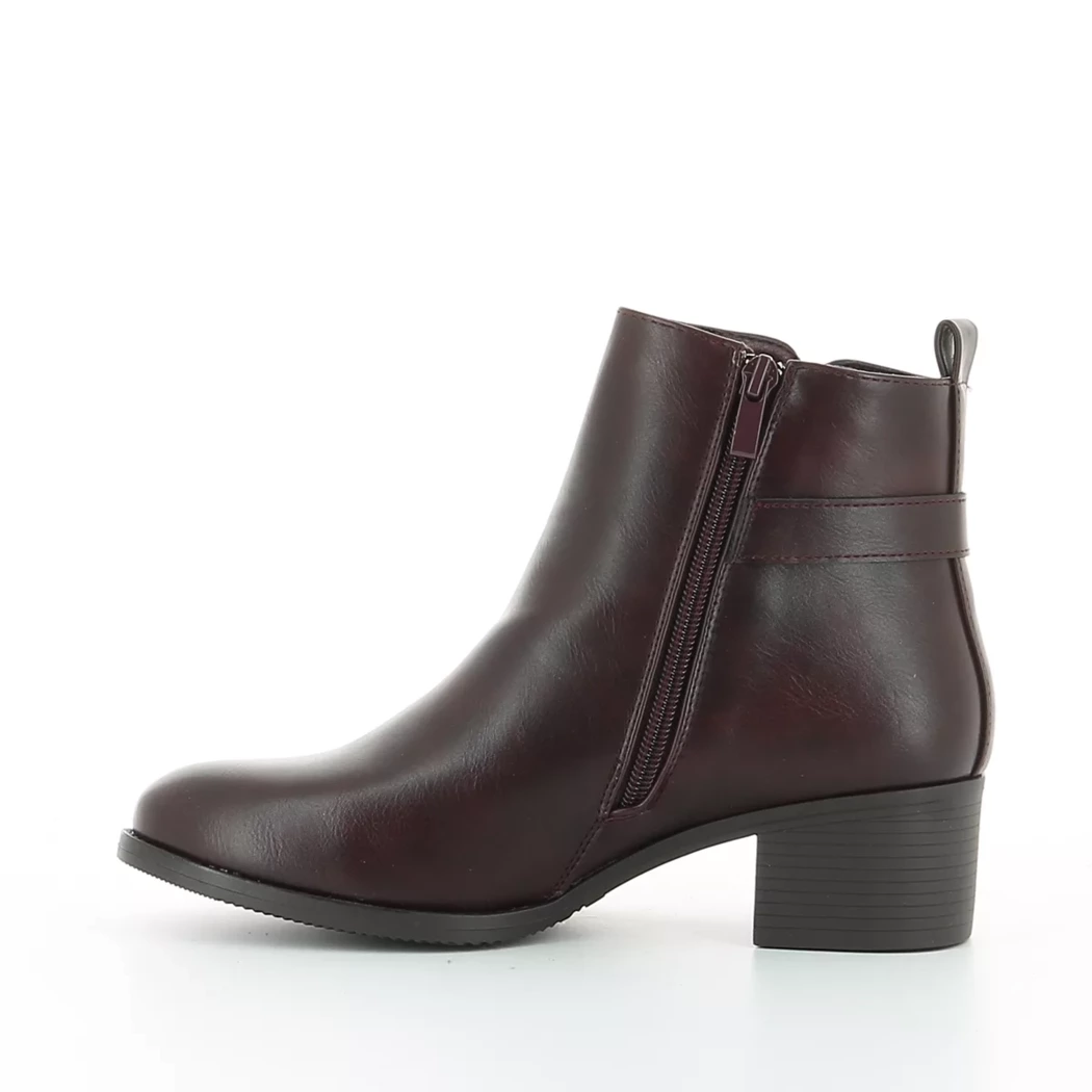 Image (4) de la chaussures Smart Standard - Boots Bordeaux en Cuir synthétique Image (4) de la chaussures Smart Standard - Boots Bordeaux en Cuir synthétique