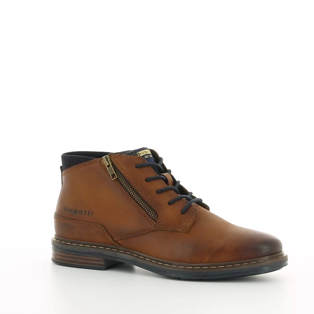 Image (1) de la chaussures Bugatti - Bottines Cuir naturel / Cognac en Cuir
