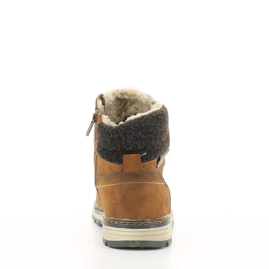 Image (3) de la chaussures Mustang - Bottines Cuir naturel / Cognac en Cuir synthétique
