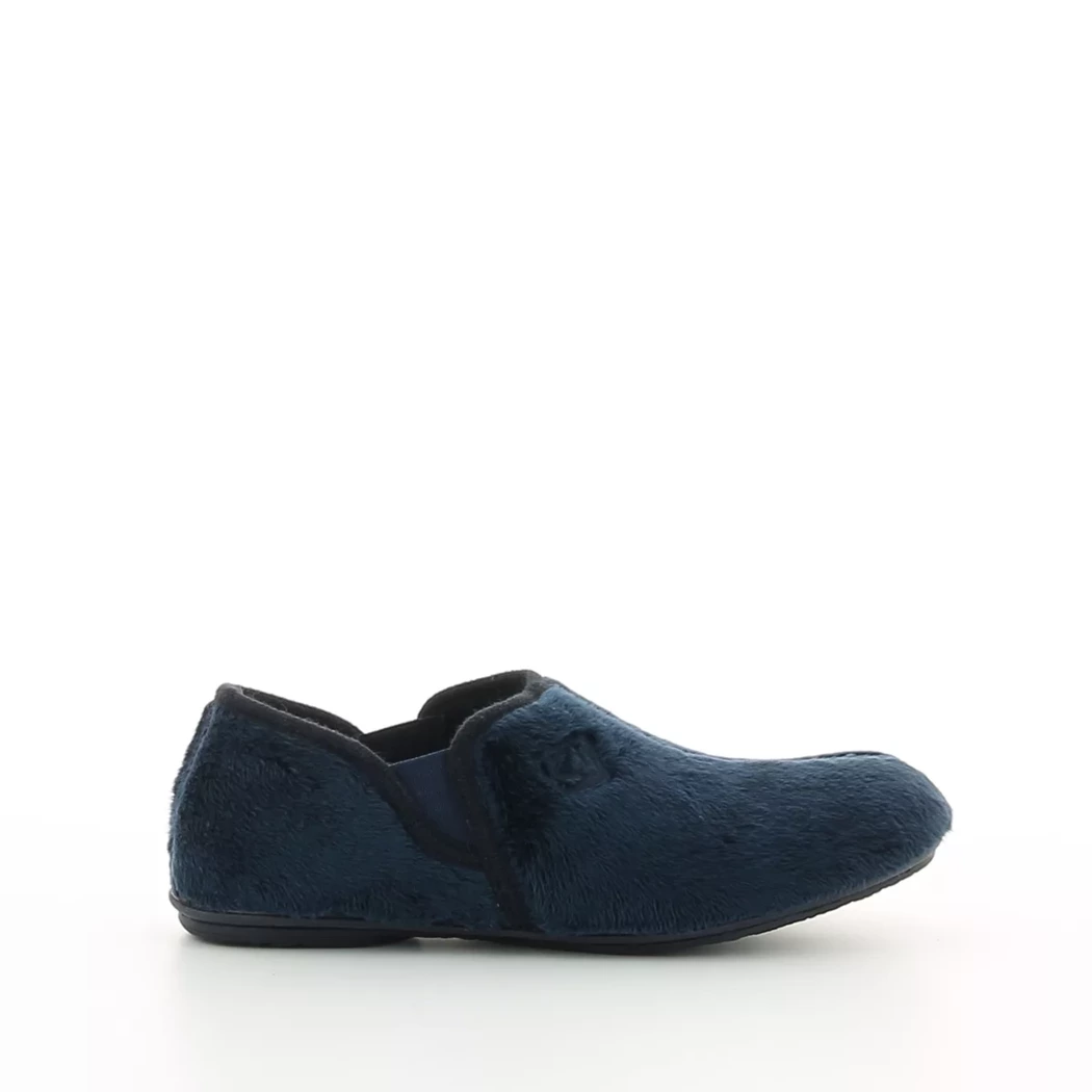 Image (2) de la chaussures Vul ladi - Pantoufles et Chaussons Bleu en Textile