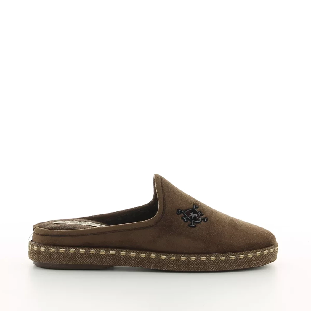 Image (2) de la chaussures Alter Native - Pantoufles et Chaussons Marron en Textile