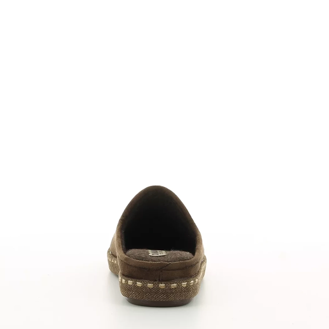 Image (3) de la chaussures Alter Native - Pantoufles et Chaussons Marron en Textile