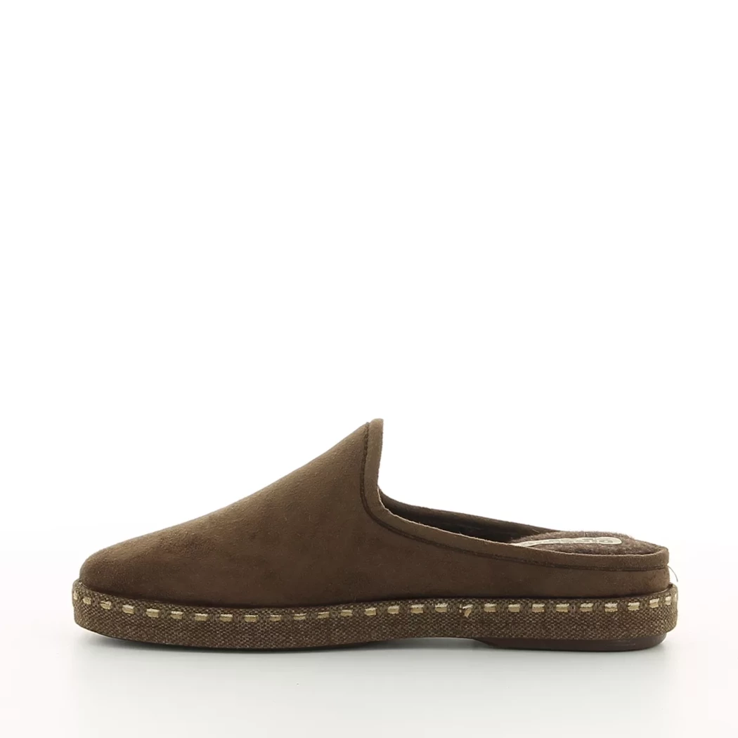 Image (4) de la chaussures Alter Native - Pantoufles et Chaussons Marron en Textile