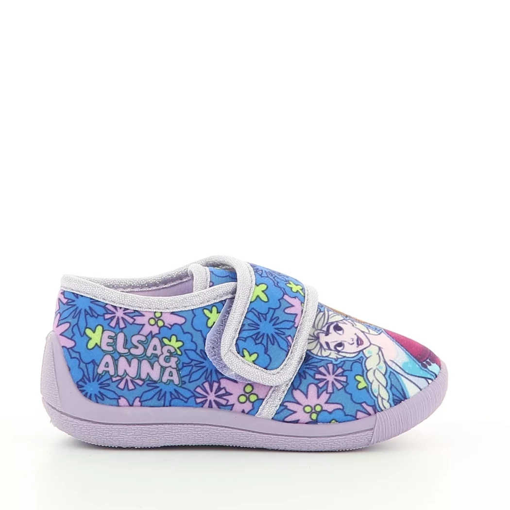 Image (2) de la chaussures Frozen - Pantoufles et Chaussons Bleu en Textile