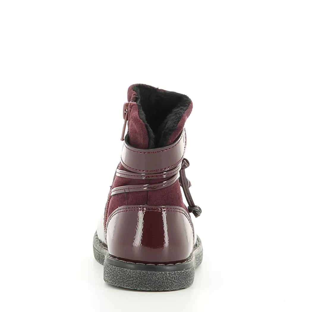 Image (3) de la chaussures Pretty Stories - Boots Bordeaux en Cuir synthétique