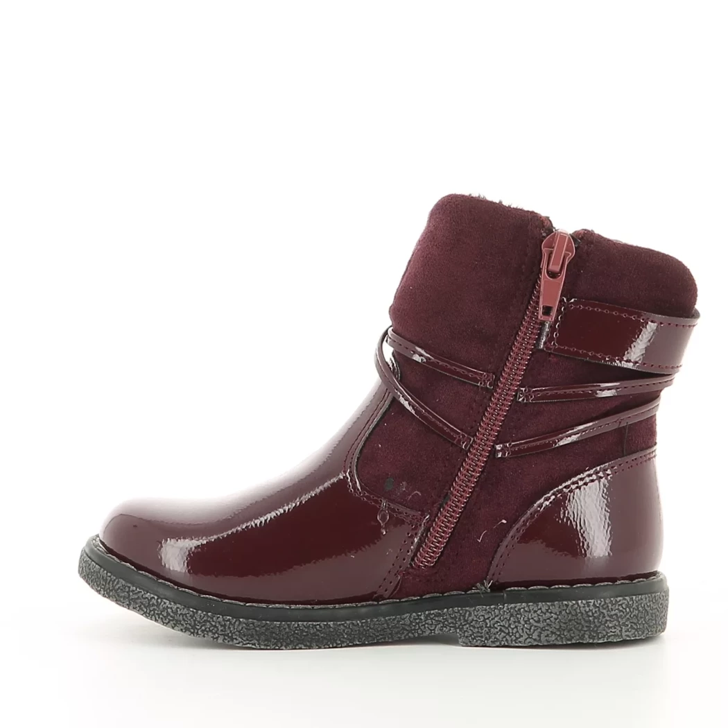 Image (4) de la chaussures Pretty Stories - Boots Bordeaux en Cuir synthétique