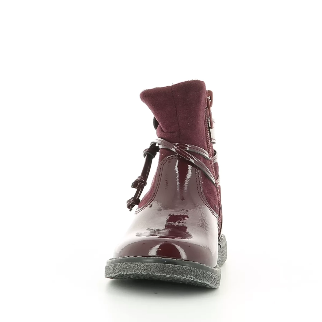 Image (5) de la chaussures Pretty Stories - Boots Bordeaux en Cuir synthétique