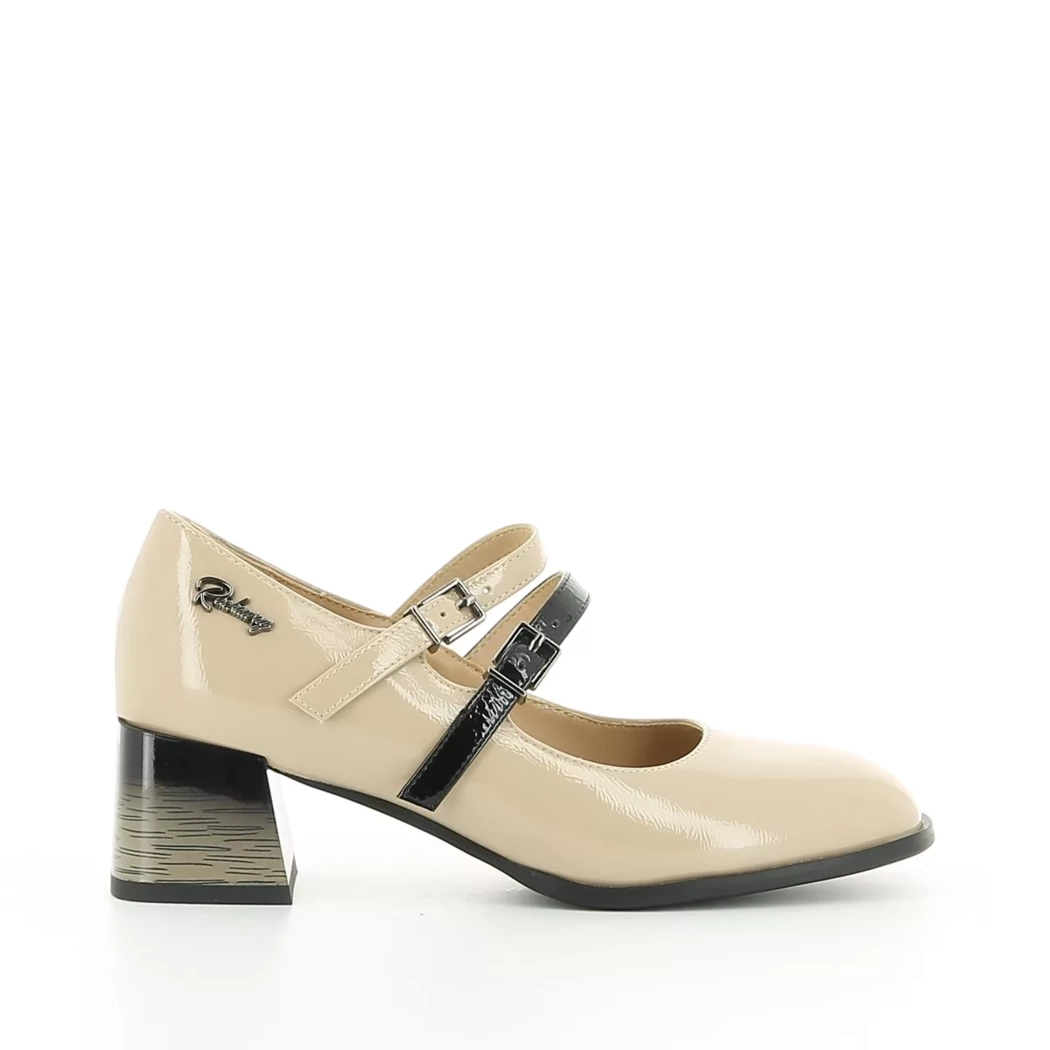 Image (2) de la chaussures Rock Away - Escarpins Beige en Cuir synthétique