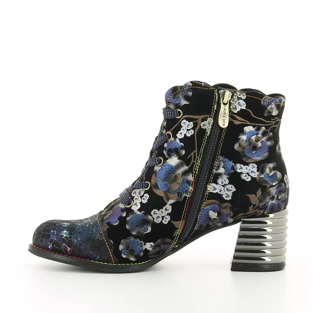 Image (4) de la chaussures Laura Vita - Bottines Bleu en Multi-Matières