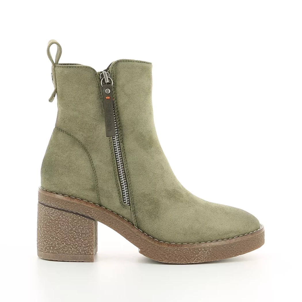 Image (2) de la chaussures Refresh - Boots Vert en Cuir synthétique