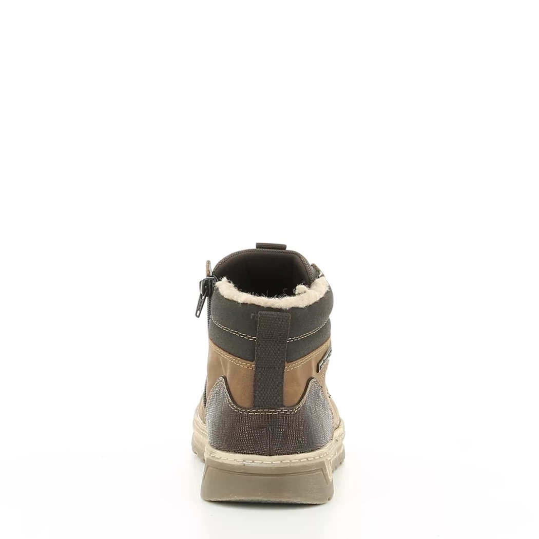 Image (3) de la chaussures Rieker - Bottines Cuir naturel / Cognac en Cuir synthétique