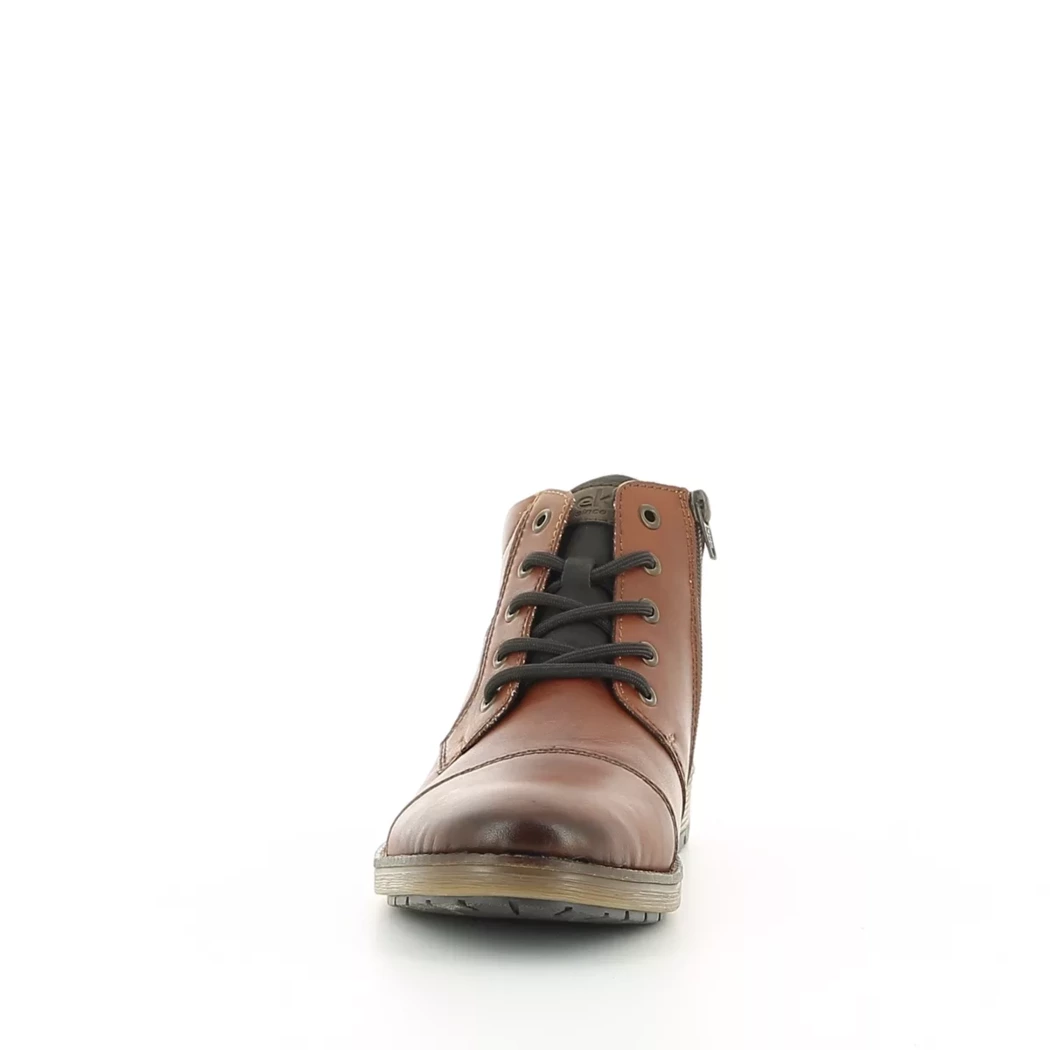 Image (5) de la chaussures Rieker - Bottines Cuir naturel / Cognac en Cuir