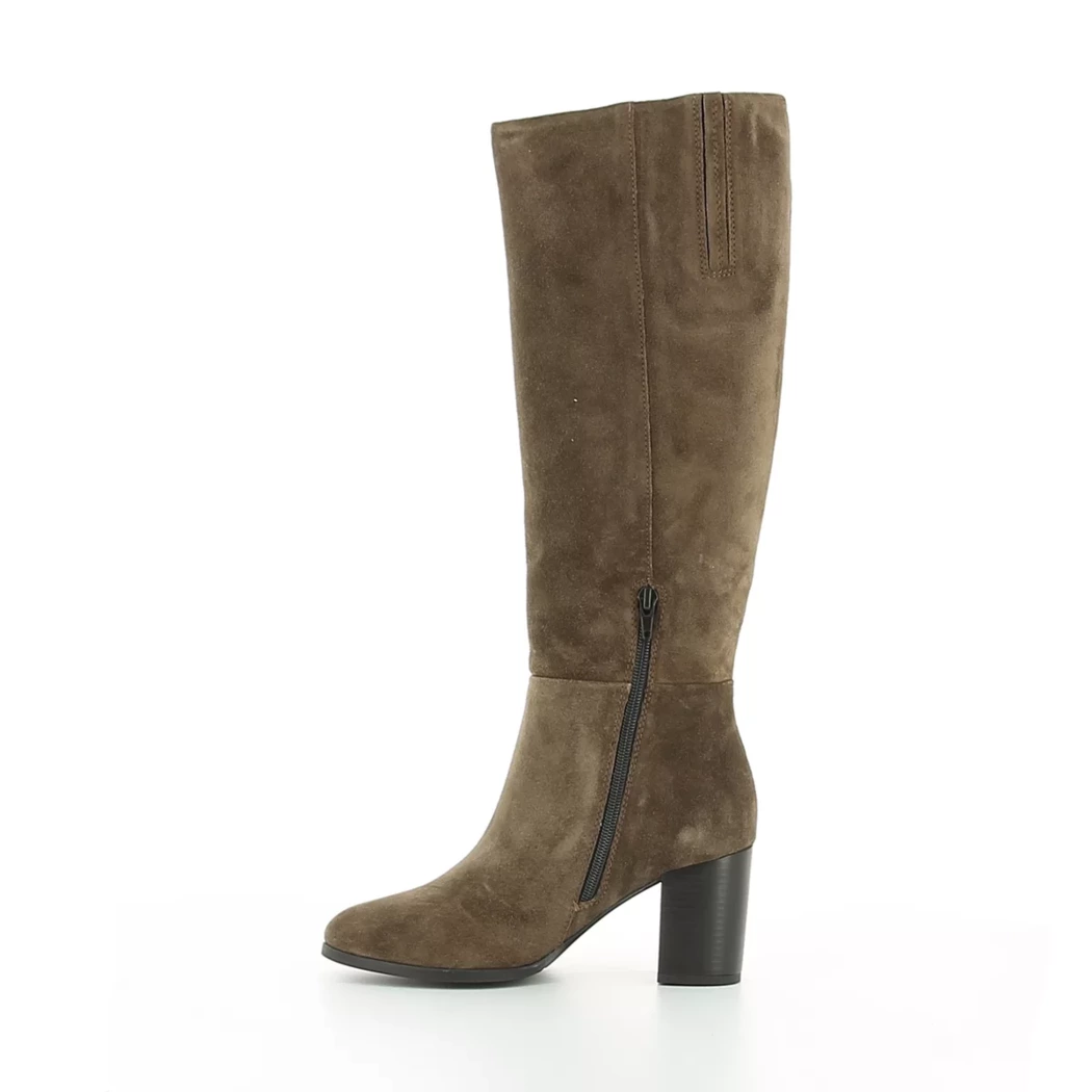 Image (4) de la chaussures Les Fees De Bengale - Bottes Taupe en Cuir nubuck