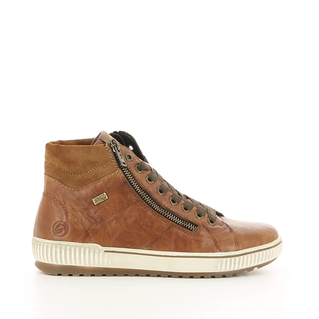 Image (2) de la chaussures Remonte - Bottines Cuir naturel / Cognac en Cuir