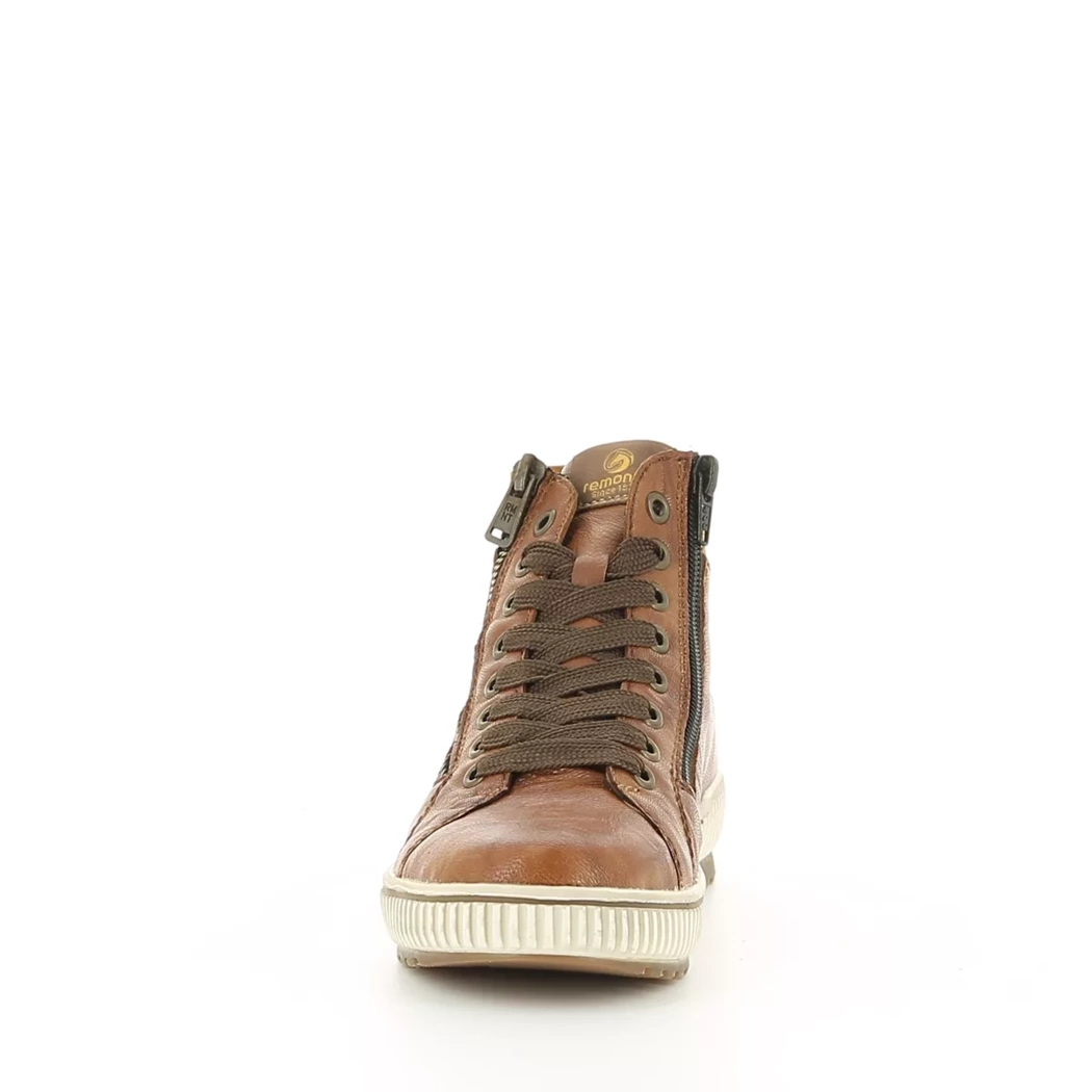 Image (5) de la chaussures Remonte - Bottines Cuir naturel / Cognac en Cuir