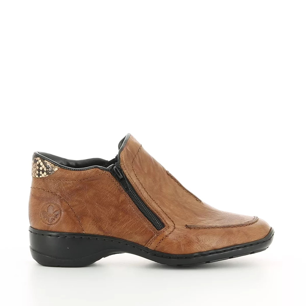 Image (2) de la chaussures Rieker - Boots Cuir naturel / Cognac en Cuir Image (2) de la chaussures Rieker - Boots Cuir naturel / Cognac en Cuir