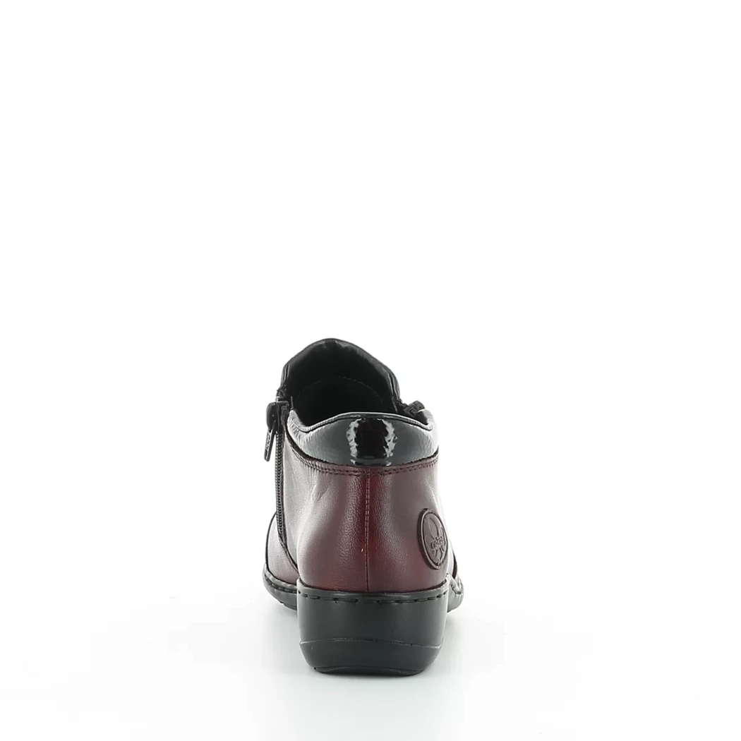 Image (3) de la chaussures Rieker - Boots Bordeaux en Cuir Image (3) de la chaussures Rieker - Boots Bordeaux en Cuir