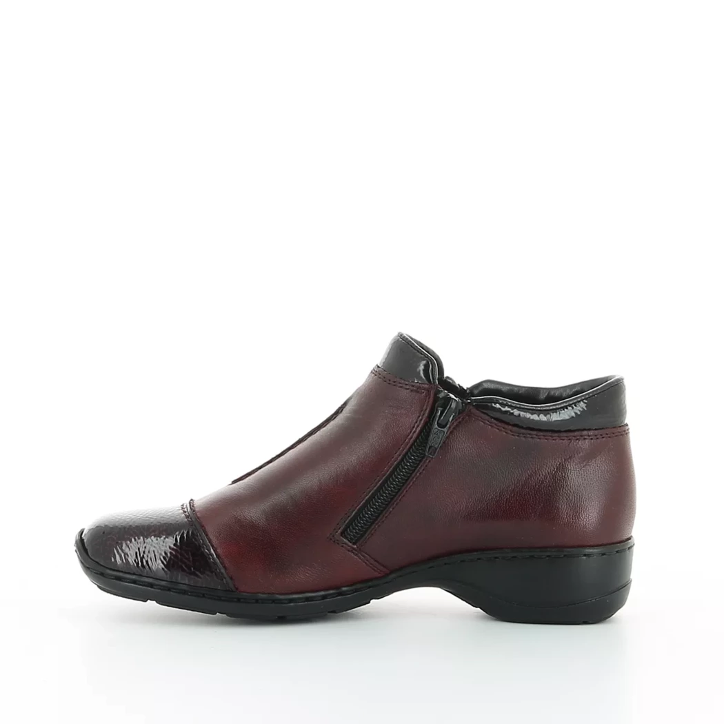 Image (4) de la chaussures Rieker - Boots Bordeaux en Cuir Image (4) de la chaussures Rieker - Boots Bordeaux en Cuir