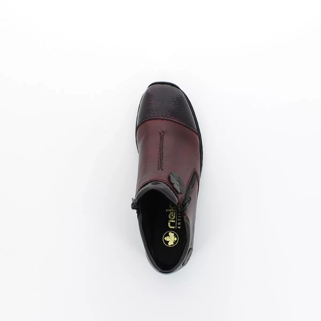 Image (6) de la chaussures Rieker - Boots Bordeaux en Cuir Image (6) de la chaussures Rieker - Boots Bordeaux en Cuir