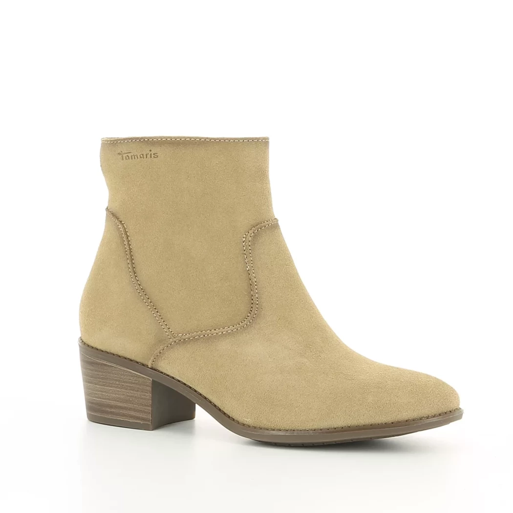 Image (1) de la chaussures Tamaris - Boots Beige en Cuir nubuck