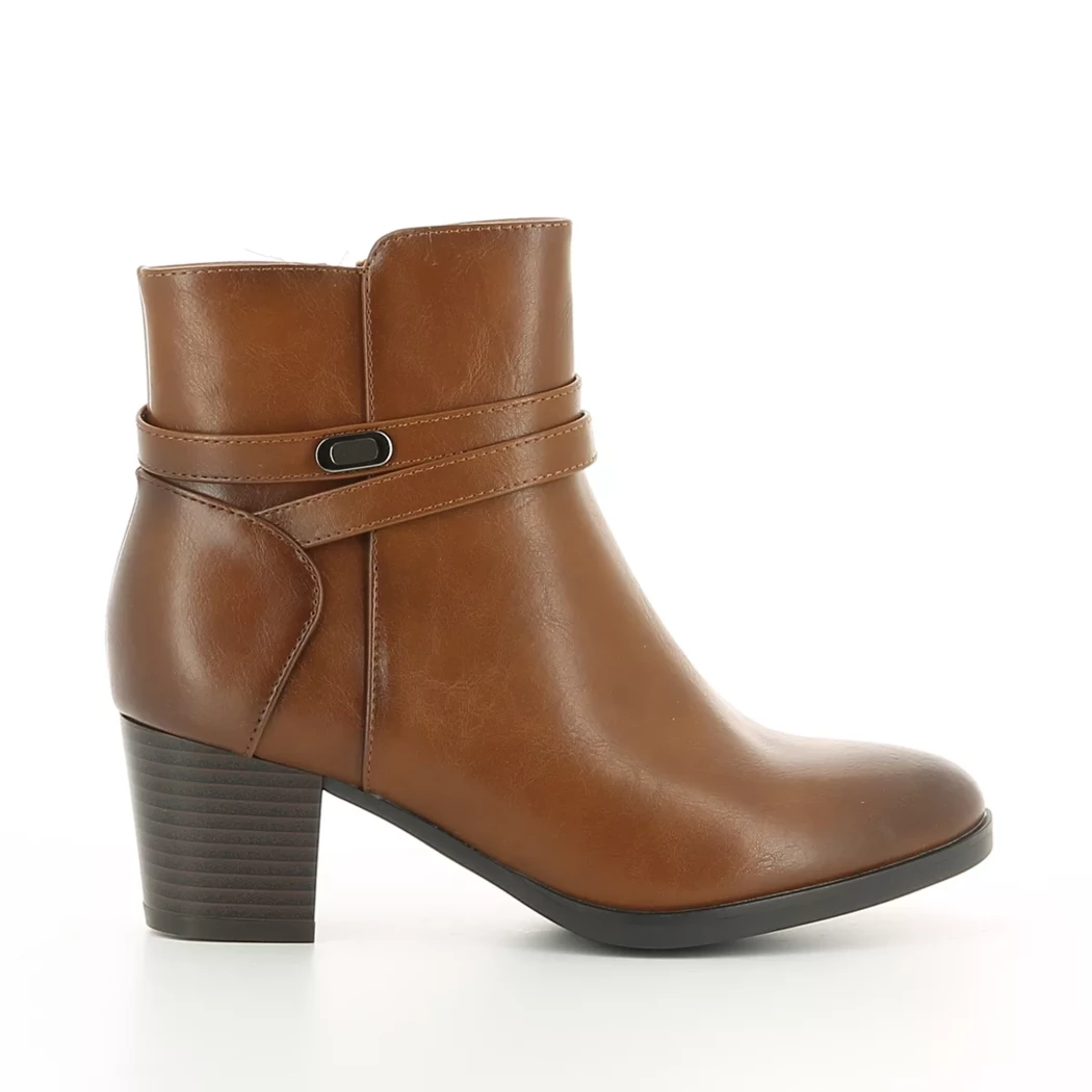 Image (2) de la chaussures Smart Standard - Boots Cuir naturel / Cognac en Cuir synthétique