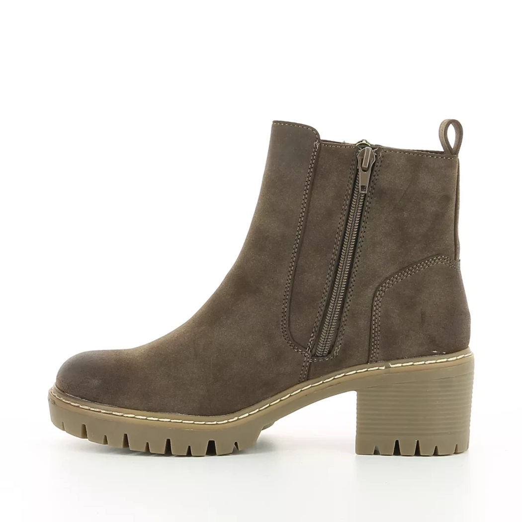 Image (4) de la chaussures Cimarron - Boots Marron en Cuir synthétique