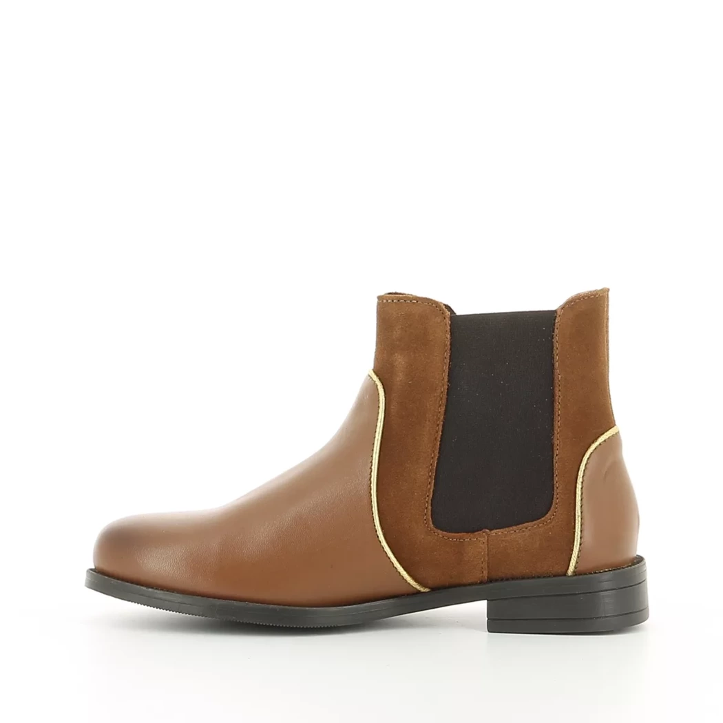Image (4) de la chaussures Les Fees de Bengale - Boots Cuir naturel / Cognac en Cuir
