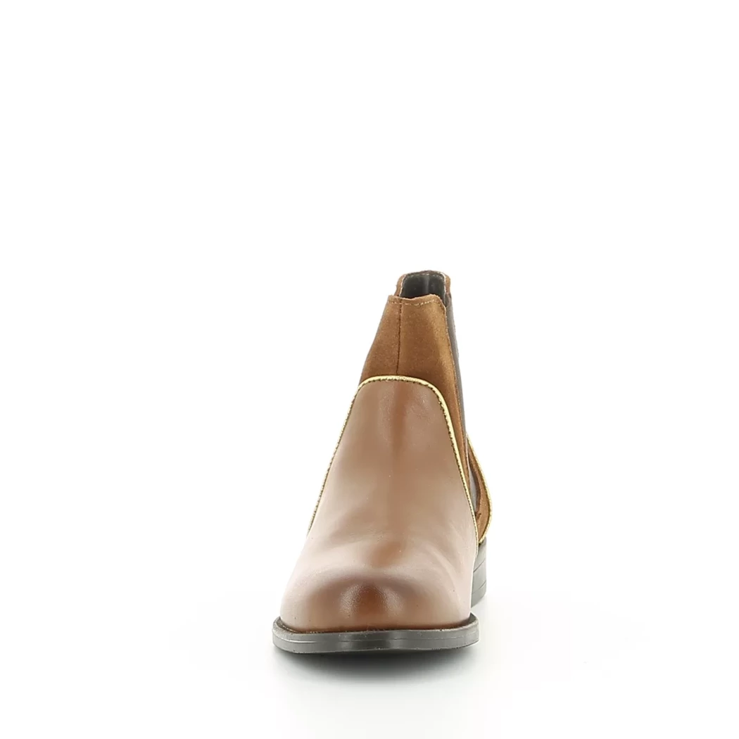 Image (5) de la chaussures Les Fees de Bengale - Boots Cuir naturel / Cognac en Cuir