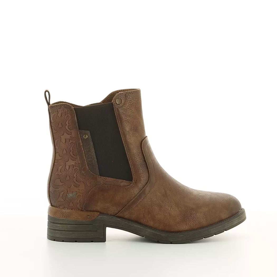 Image (2) de la chaussures Mustang - Boots Cuir naturel / Cognac en Cuir synthétique