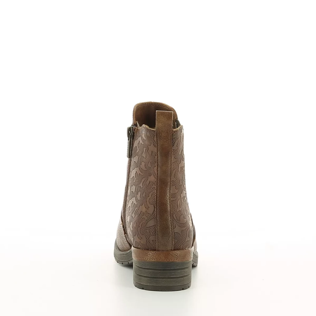 Image (3) de la chaussures Mustang - Boots Cuir naturel / Cognac en Cuir synthétique