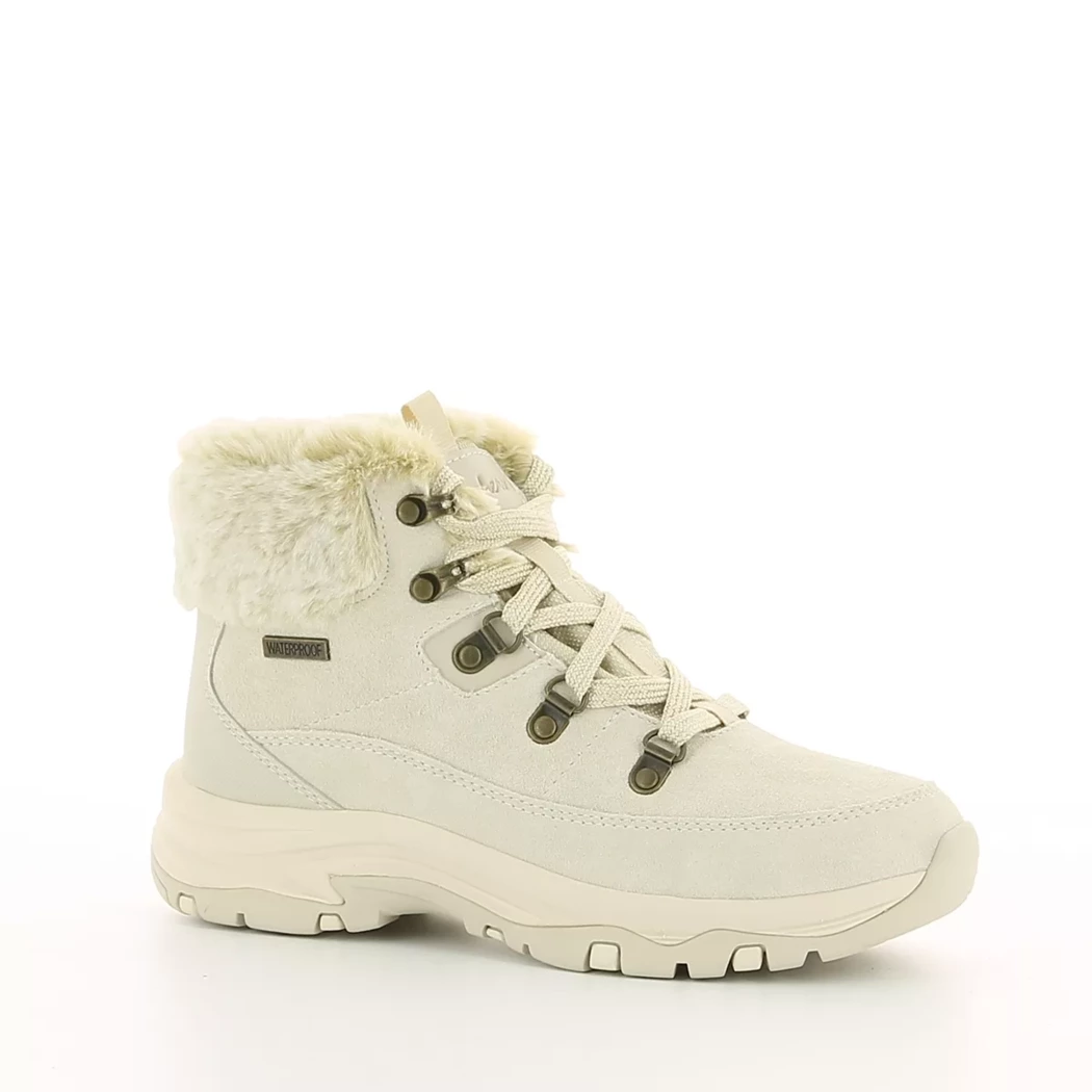 Image (1) de la chaussures Skechers - Bottines Beige en Cuir nubuck Image (1) de la chaussures Skechers - Bottines Beige en Cuir nubuck