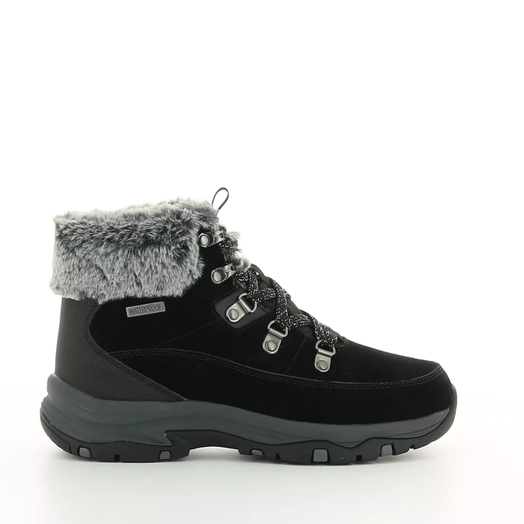 Image (2) de la chaussures Skechers - Bottines Noir en Cuir nubuck