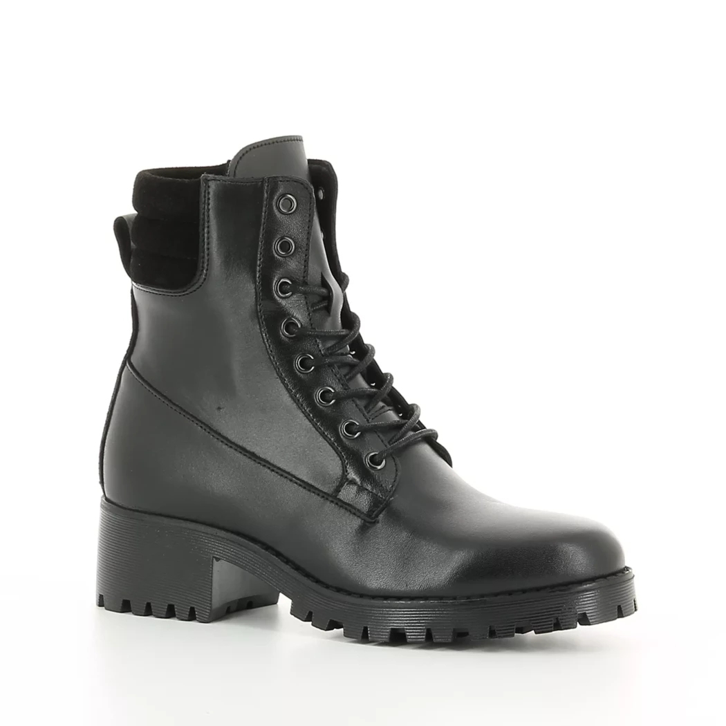 Image (1) de la chaussures Miss Boho - Bottines Noir en Cuir Image (1) de la chaussures Miss Boho - Bottines Noir en Cuir