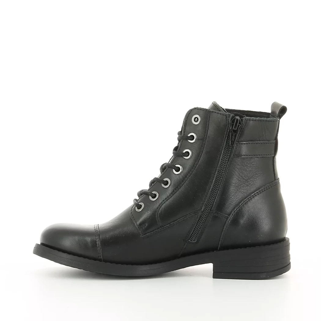 Image (4) de la chaussures Simplement B - Bottines Noir en Cuir