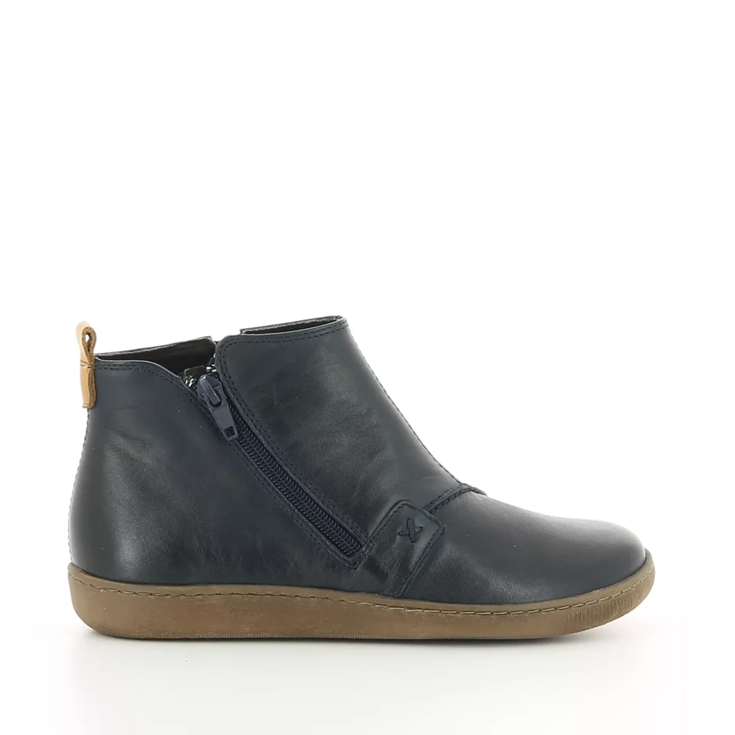 Image (2) de la chaussures Diabolo Studio - Boots Bleu en Cuir